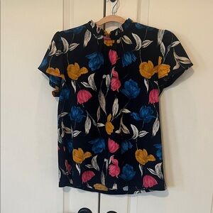 Ann Taylor Floral Print Women's Top